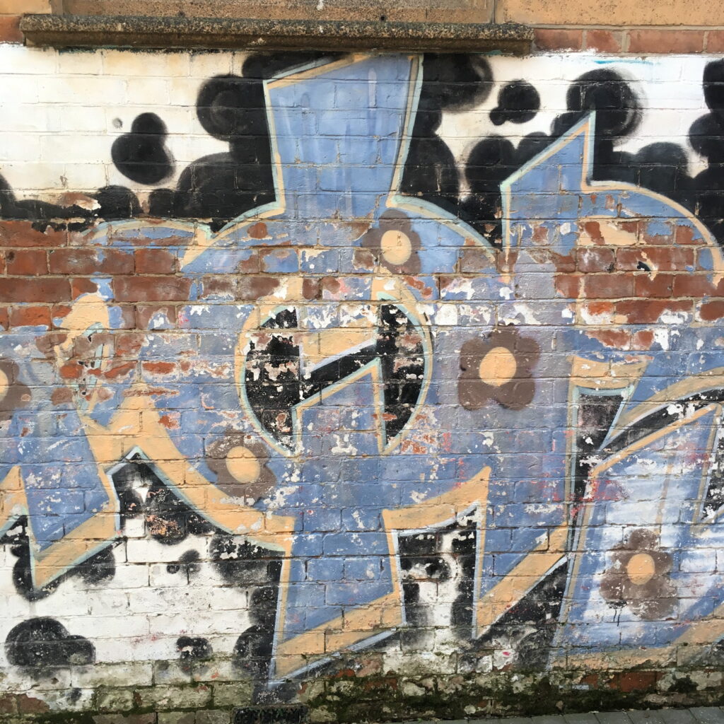Old graffiti art - MMC studio wall