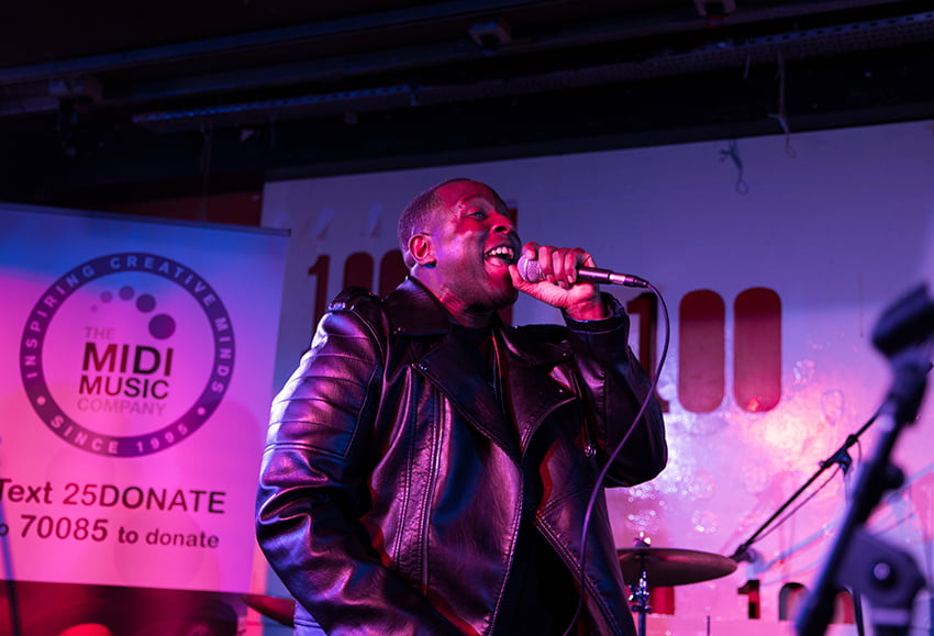 Oggie singing new release from his new album Throwback Season