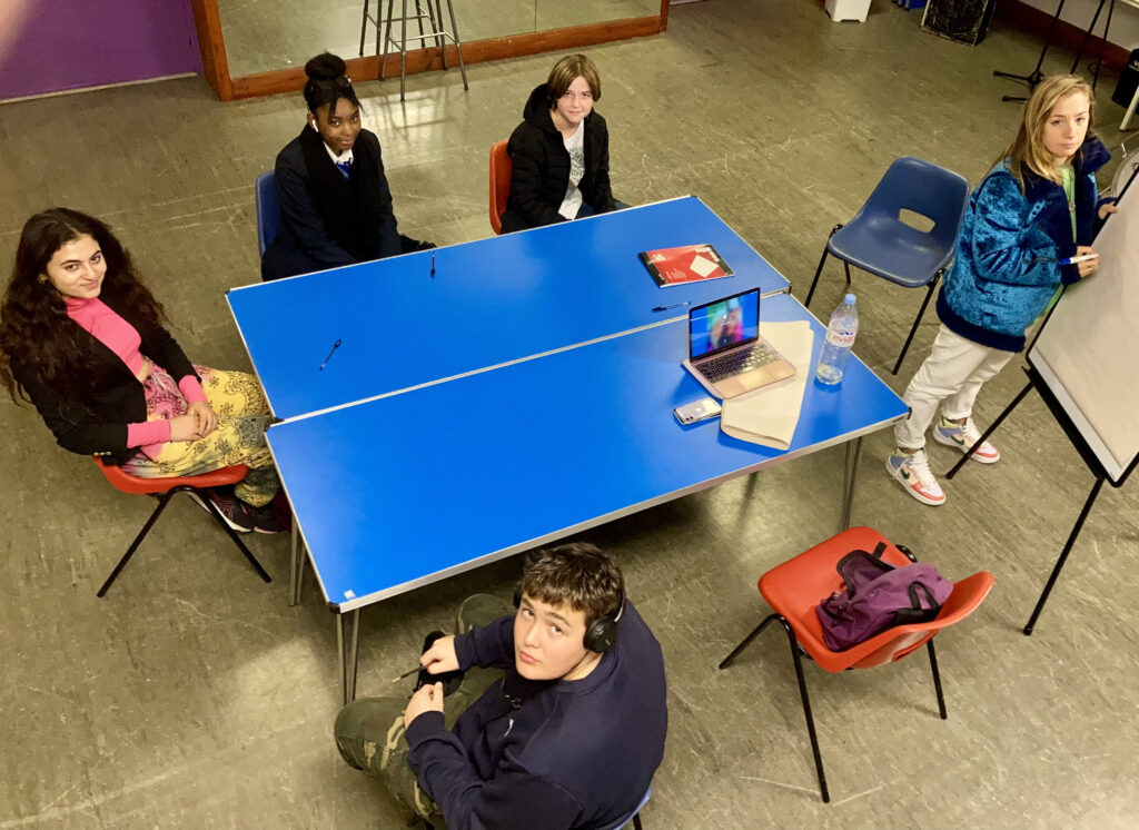 MMC young artists prepare for Breaking the Silence event at London's Imperial War Museum, Sunday 14 November 2021